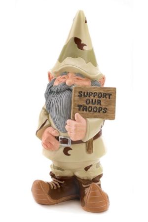 SUPPORT OUR TROOPS GNOME
