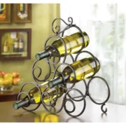 SCROLLWORK WINE RACK